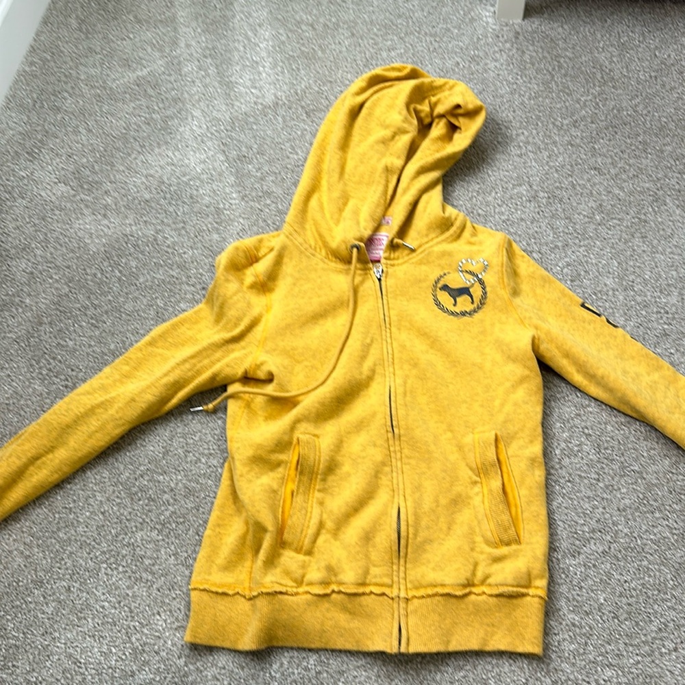 WVU VS Pink zip up